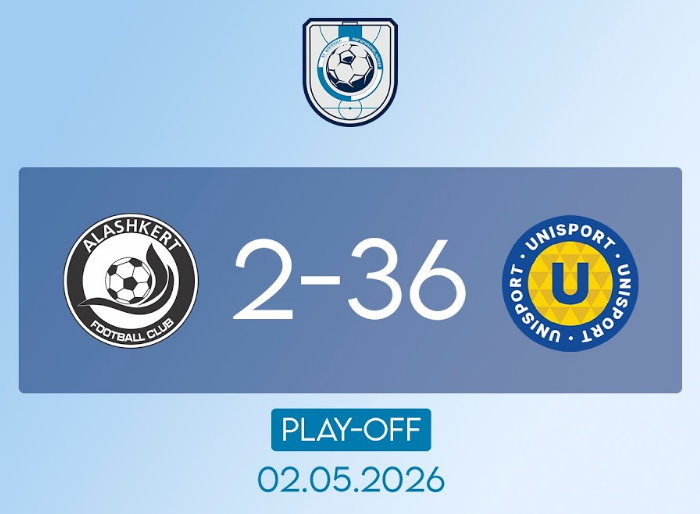 Alashkert – Unisport 2:36